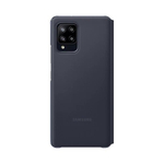 Силиконовый чехол S View Wallet Cover Black для Samsung  Galaxy A42 5G