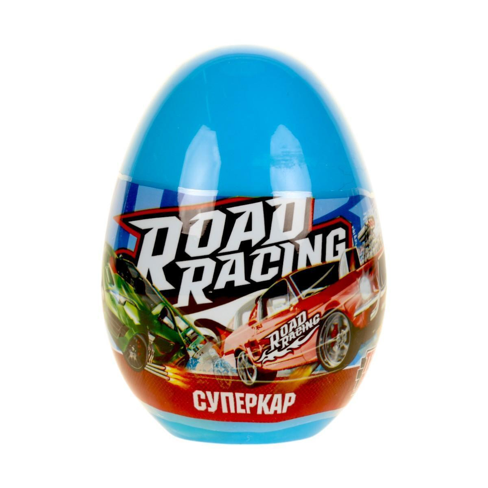 Модель ин. мет. "Road Racing" яйцо 7,5см. в ассорт. RR-7-030-EGGS12-R (Технопарк)
