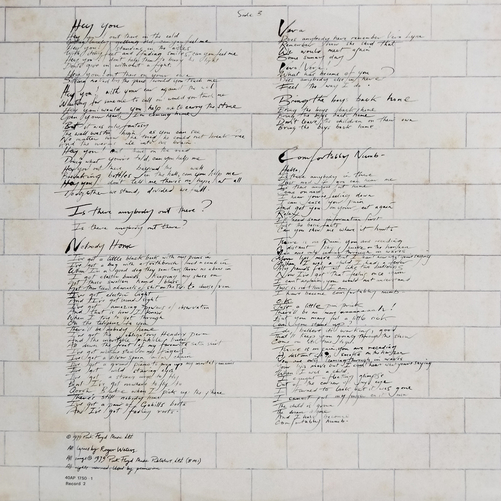 Pink Floyd / The Wall (2LP)