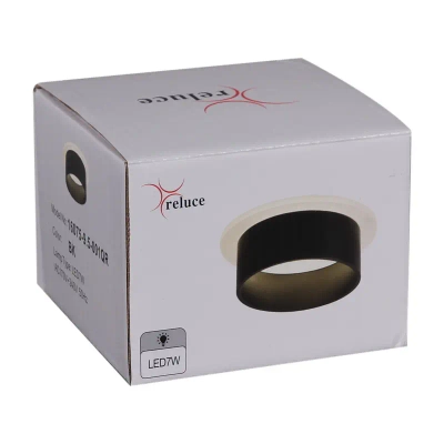 16075-9.5-001QR SMD7W BK светильник точечный Reluce, LED