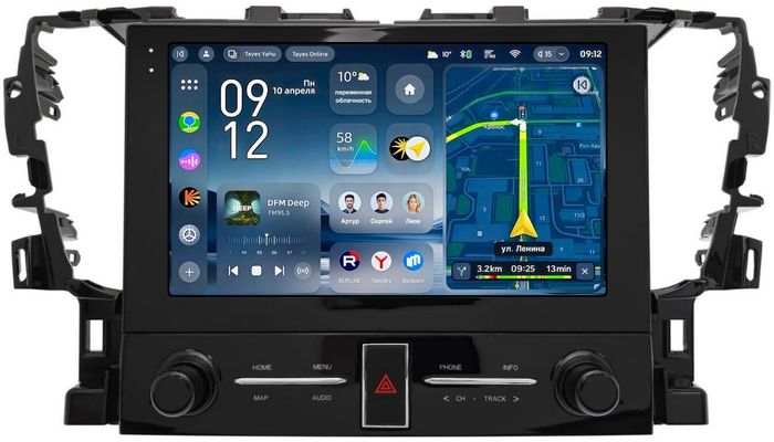 Магнитола для Toyota Alphard 3 H30, Vellfire 2015-2023 (более 10 динамиков, рамка с крутилками) - Teyes CC4-PRO монитор 10.36" 2K QLED на Android 13, Быстрейшая, Snapdragon 778G, ИИ, CarPlay, DSP, 4G SIM-слот