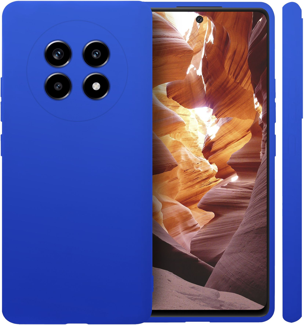 Мягкий Soft Touch чехол из силикона для REALME 13 PRO / 13 PRO PLUS с бархатной подкладкой