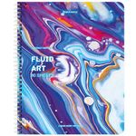 Тетрадь А5 80 л. BRAUBERG гребень, клетка, обложка картон, "Colorful Art", 404414, 4шт
