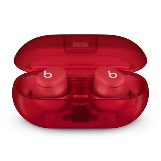 Беспроводные наушники Beats Solo Buds Прозрачный красный