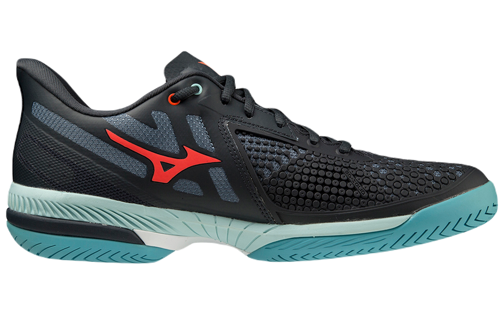 Мужские кроссовки теннисные Mizuno Wave Exceed Tour 5 AC - небесный
