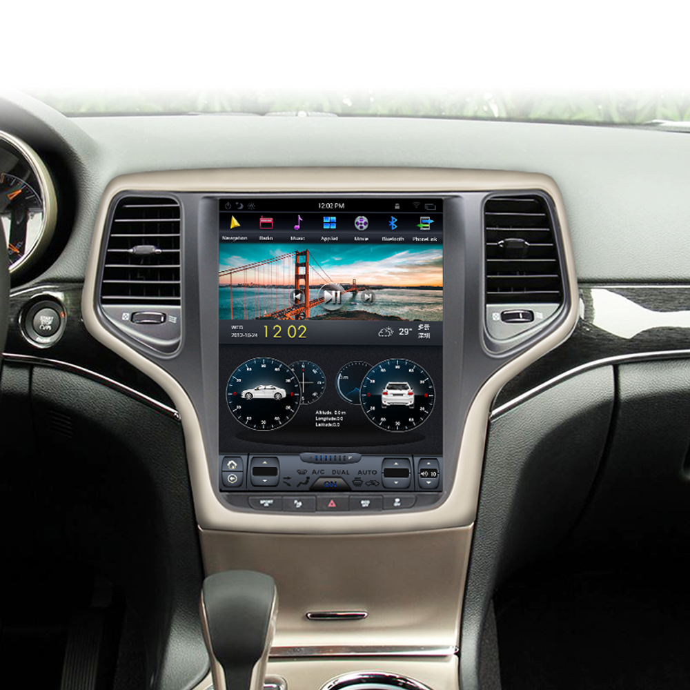 Установочный комплект для JEEP Grand Cherokee 2013+ черный  KUBERG ZF-1217B-Q6