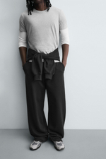 БАЗОВЫЕ СПОРТИВНЫЕ БРЮКИ RELAXED FIT — ZARA