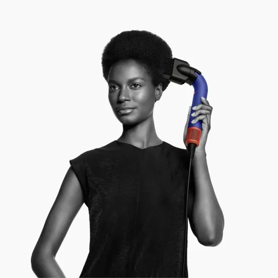 Фен Dyson Supersonic R Pro HD18, синий/оранжевый (Vinca blue/Topaz orange) EU
