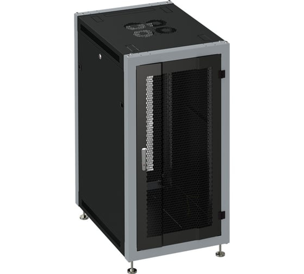 Коммутационный шкаф SYSMATRIX, 18U 600х800х935 передняя и задняя двери-перфорация SL 6818 933