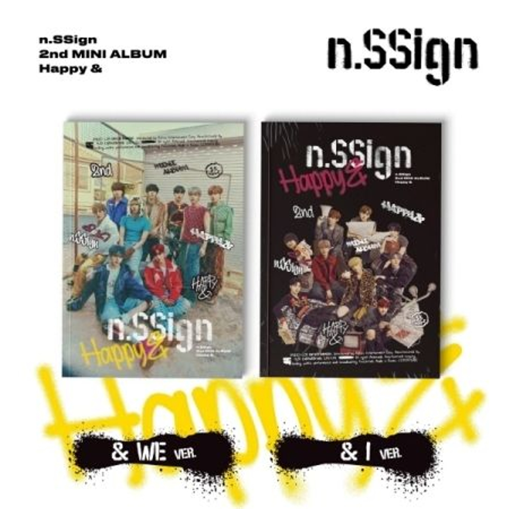 Альбом N.SSIGN - HAPPY & 2nd Mini Album 2 Version SET