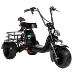 ЭЛЕКТРОСКУТЕР CITYCOCO GT X5 TRIKE 1500W 15AH 48V Карбон