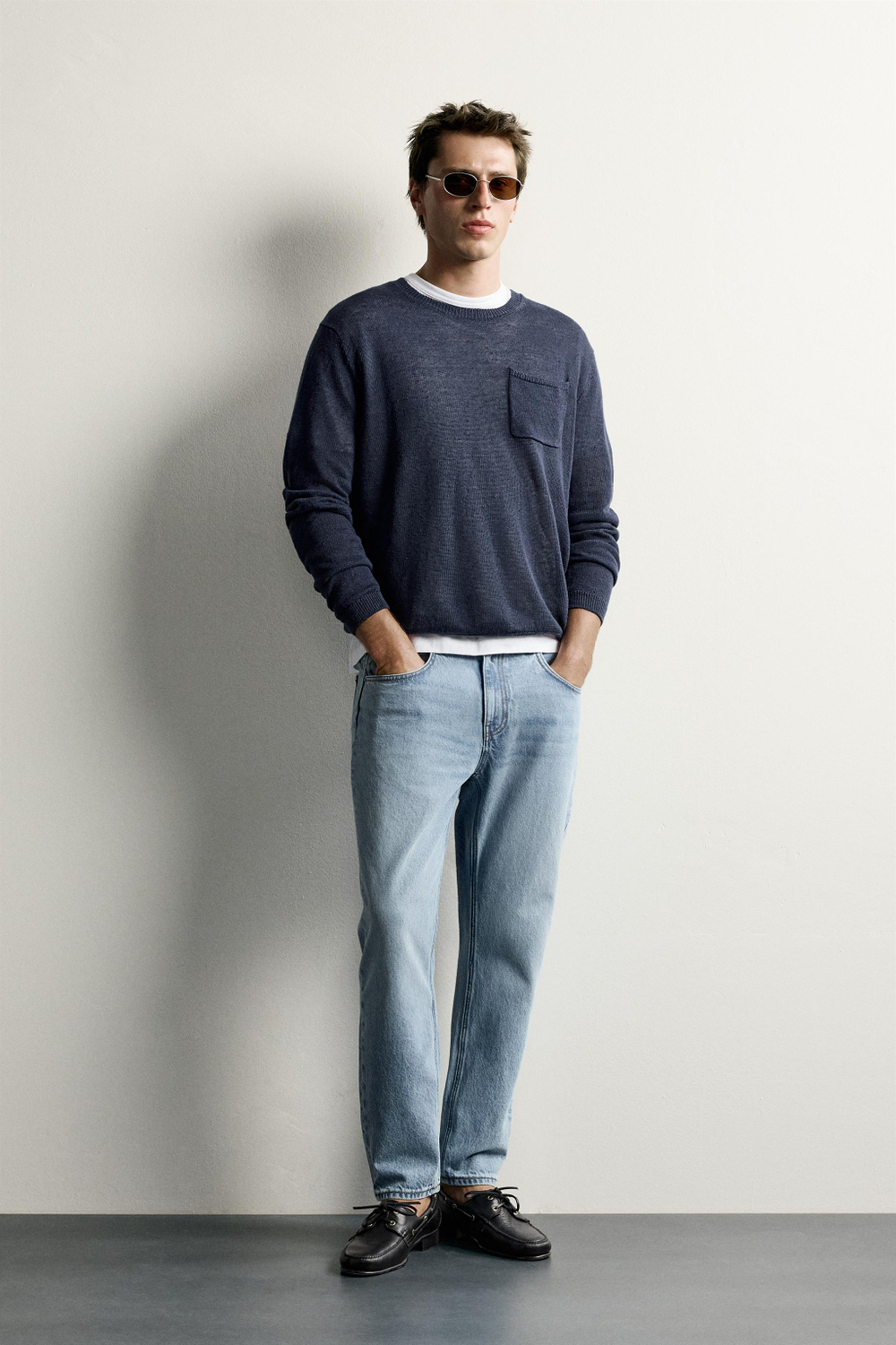 УКОРОЧЕННЫЕ ДЖИНСЫ SLIM FIT — ZARA