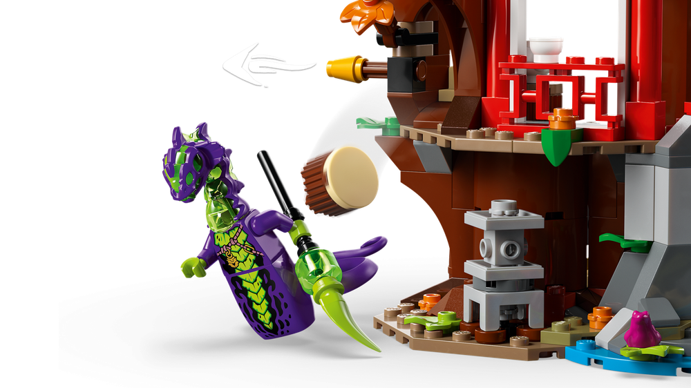 Конструктор Лего Ниндзяго Битва ниндзя у домика на дереве 71857 | LEGO NINJAGO Ninja Vehicle Tree House 642 детали | 7+