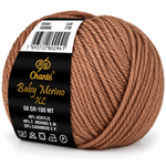 Пряжа Baby Merino XL, 50г, 100м, 40%супервош файн мериносовая шерсть, 40%акрил, 20%кашемир (цена за 1 шт)