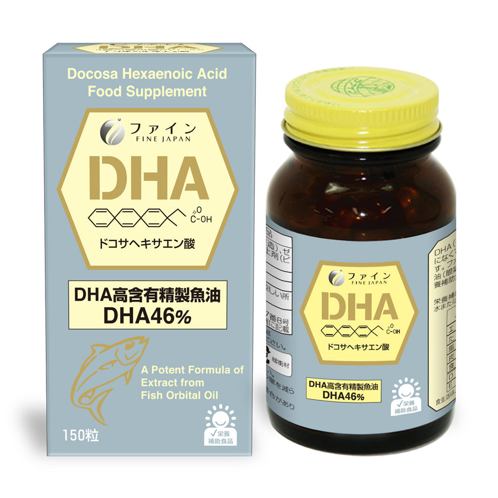 Fine Japan DHA | Комплекс с DHA и EPA | 150 капс.
