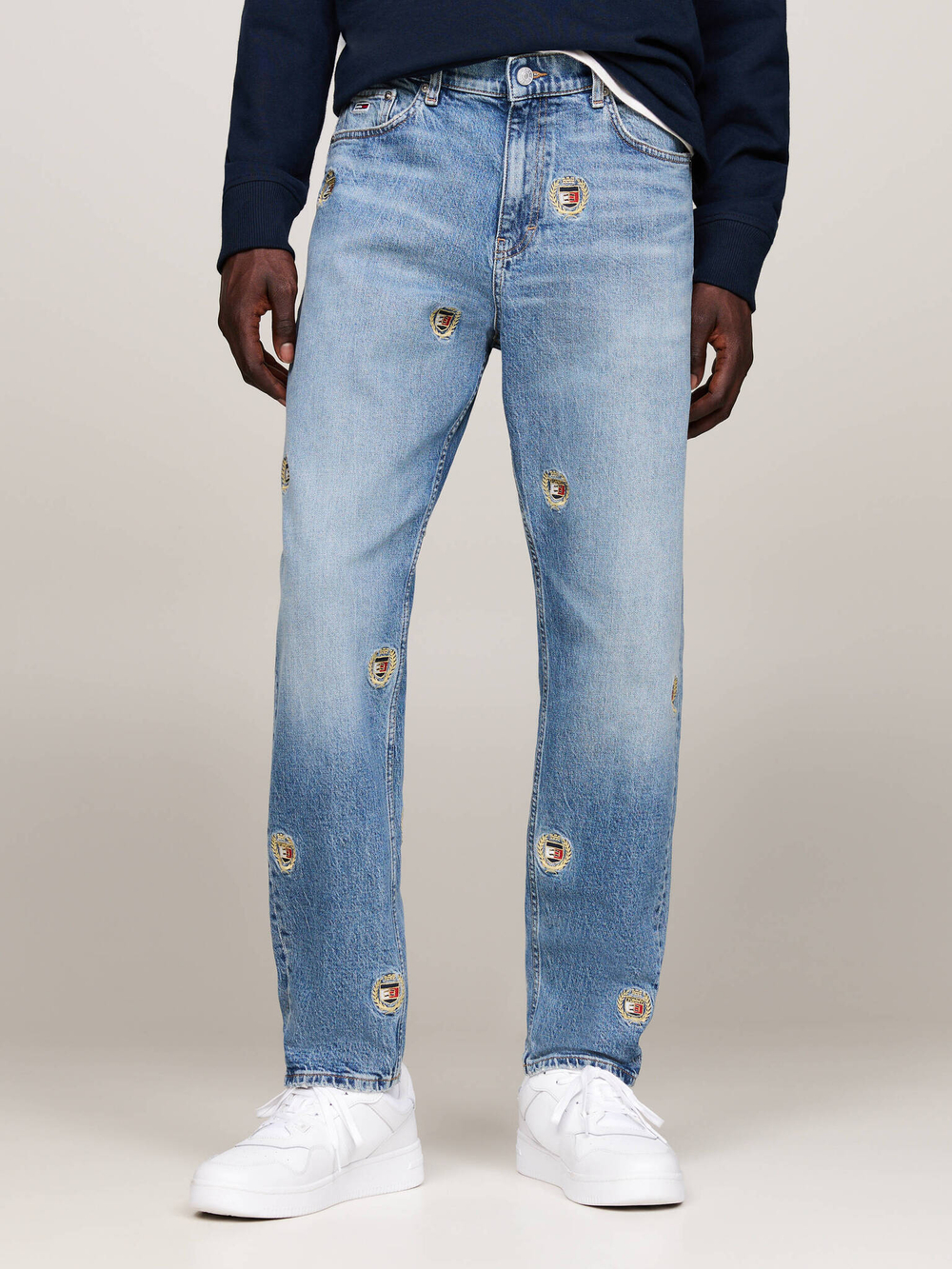 Джинсы ISAAC Tommy Jeans - голубой(DM0DM20414)