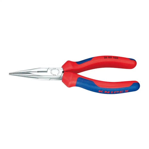Длинногубцы хромированные 140 мм Knipex 25 05 140