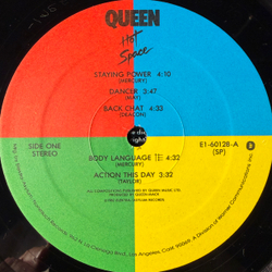 Виниловая пластинка Queen - Hot Space LP