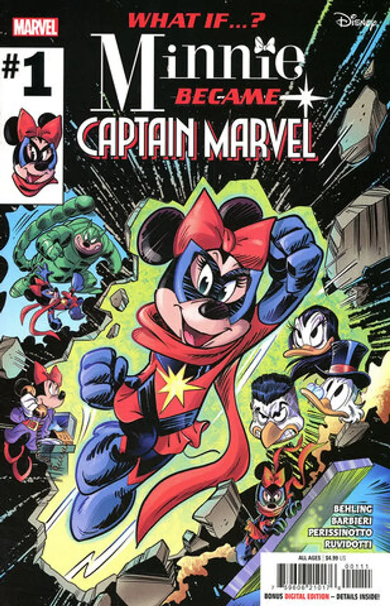 Marvel & Disney What If Minnie Became Captain Marvel #1 (One Shot) (Cover A)
