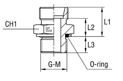 Штуцер FH DS16 - BSP 1/2 (корпус)
