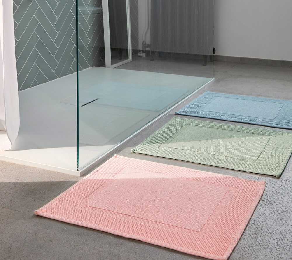 Коврик для ванной COMORES KAKI 50х60 Blanc des Vosges 50x60 Зеленый