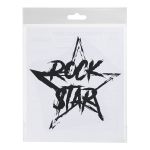 Термотрансфер "Rock star" 18x17 см, 1 шт, Gamma M №02 М-228