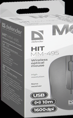 Мышь беспроводная Defender Hit MM-495 Black