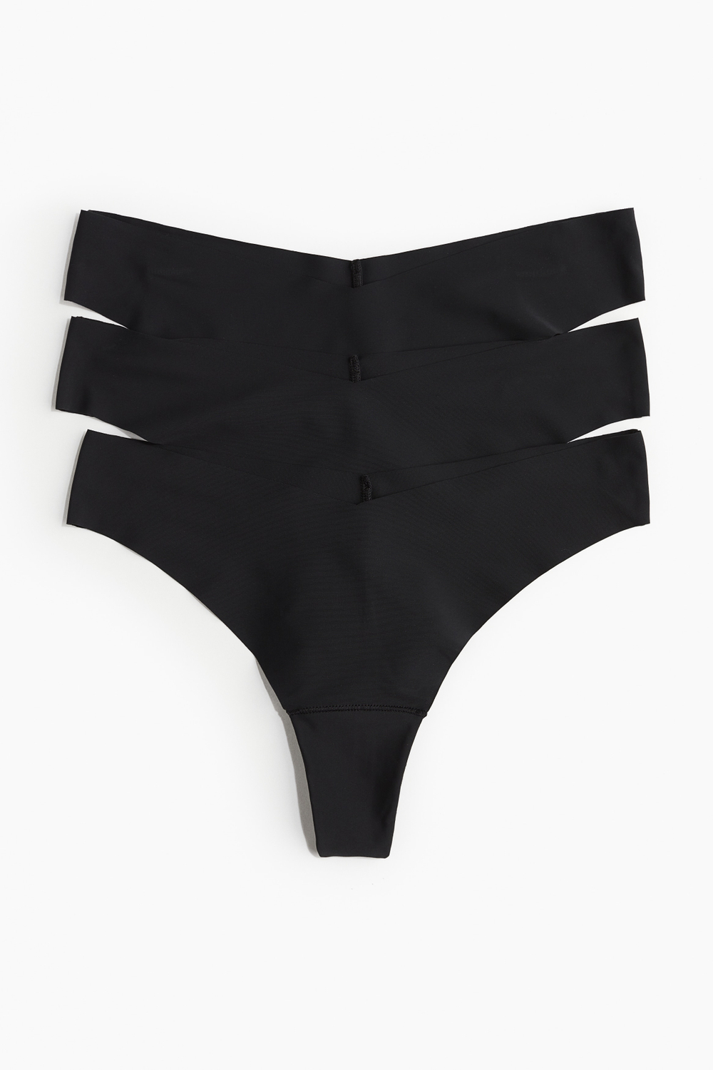 Бесшовные трусы-бразильяна, 3 шт. - H&M