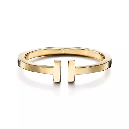 Браслет из золота 18к(750 проба) 💙Tiffany, коллекция T✨Premium exclusive✨В наличии