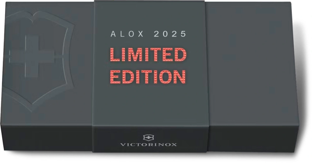 Нож перочинный Victorinox Pioneer X Alox LE 2025 Stone Red , 93 мм, 9 функций, красный, подарочная к