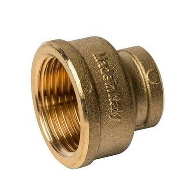 Муфта редукционная STOUT SFT 0005 - 1"1/2 x 1" (для стальных труб, латунь без покрытия)