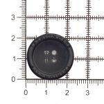 Пуговицы 4 прокола 36L=23 мм, (blk-200 (черный)), 72 шт, S090105
