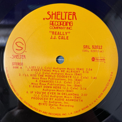 Винтажная виниловая пластинка LP J.J. Cale Really (США 1976)