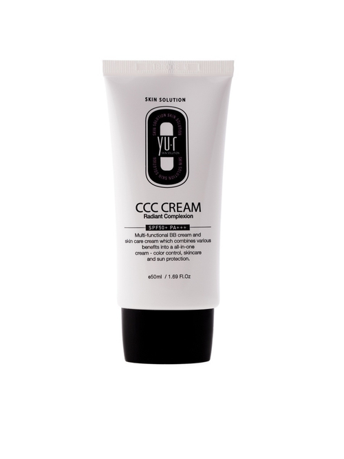 Yur Skin CCC Cream (medium) - Корректирующий ССС крем для лица SPF 50+ PA+++
