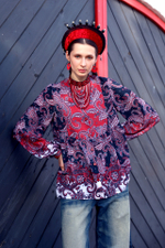 Блуза "Морошка. Фьюжн"
