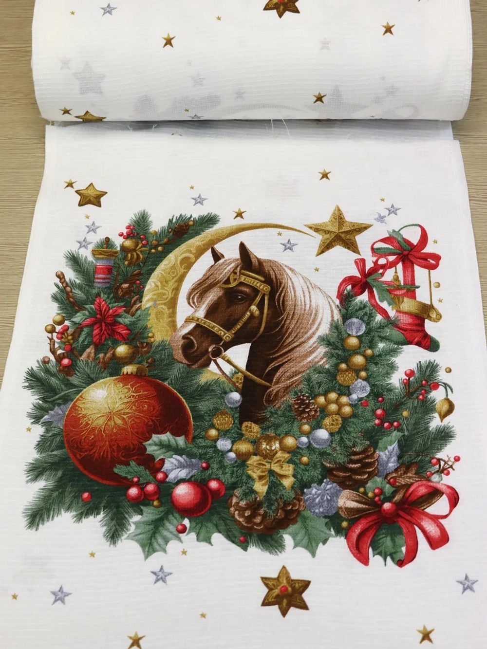 Вафельное Полотно Новогоднее 7 купонов
