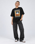Футболка oversize СИСТЕМА ОХРАНЫ черная XL