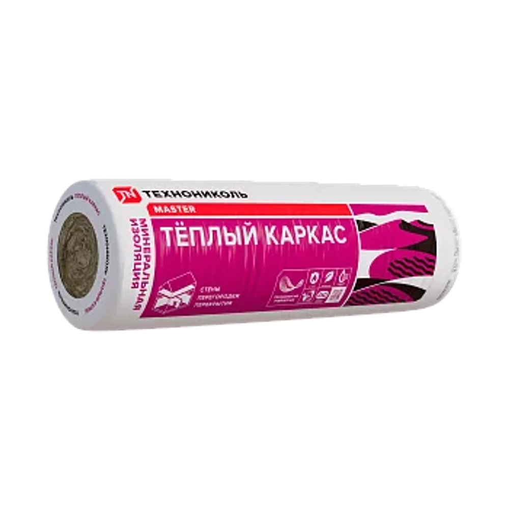 Утеплитель Технониколь 37 PN Теплый каркас рулон 150х1220х4000, 4,88м2