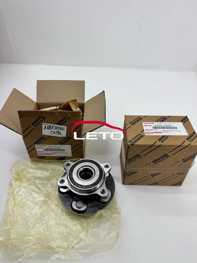 СТУПИЦА И ПОДШИПНИК В СБОРЕ, ПЕРЕДНЯЯ ОСЬ С АБС S 43550-0E020 435500E020