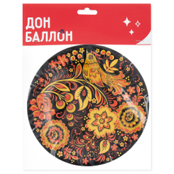 Тарелки (7''/18 см) Хохлома, 6 шт.