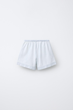 ZARA ДЖИНСОВЫЕ ШОРТЫ, ГОЛУБОЙ