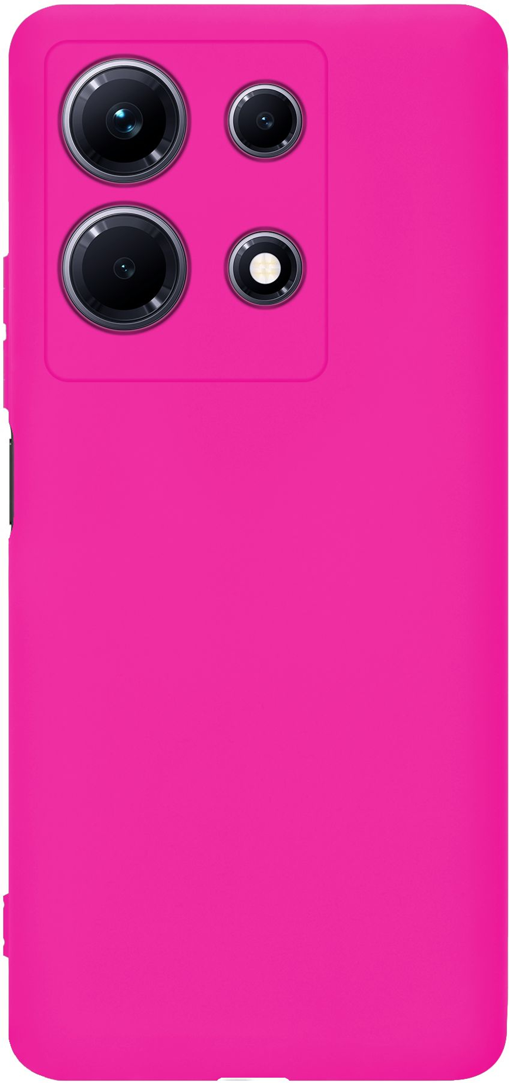 Мягкий Soft Touch чехол из силикона для INFINIX NOTE 30 (не 5G,PRO,VIP) с бархатной подкладкой