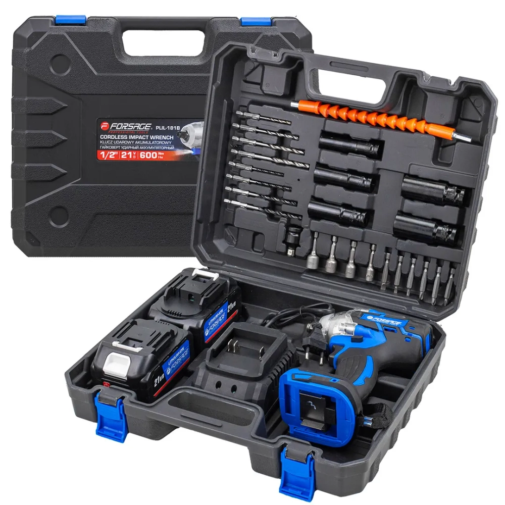 Гайковерт ударный аккумуляторный 1/2'' Forsage F-PLIL-181B