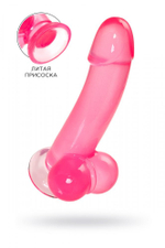 Реалистичный фаллоимитатор A-Toys Fush розовый 18 см