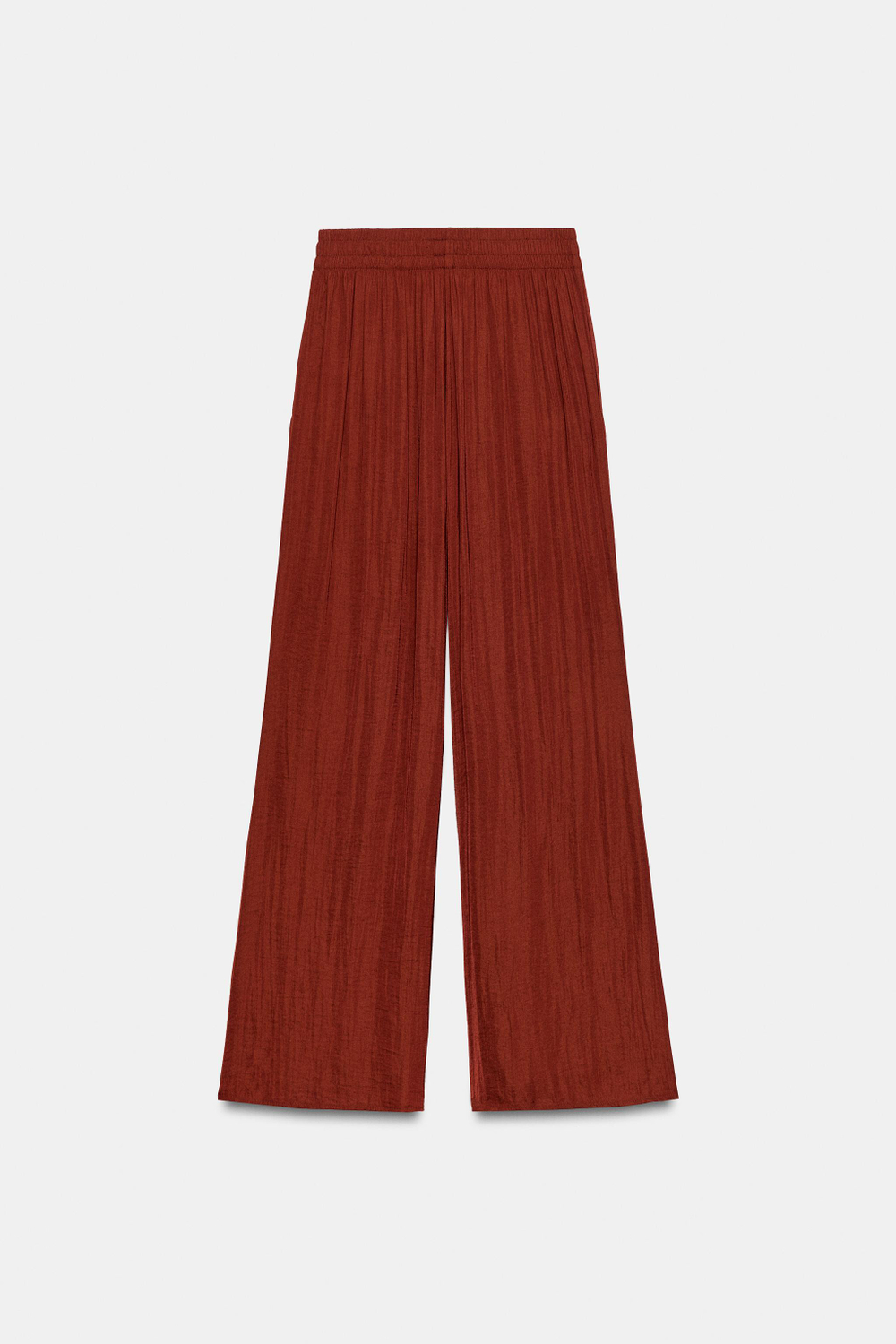 ШИРОКИЕ СТРУЯЩИЕСЯ БРЮКИ — ZARA
