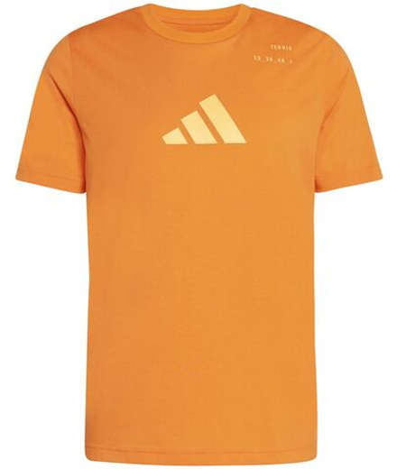 Мужская теннисная футболка Adidas Category Graphic - orange