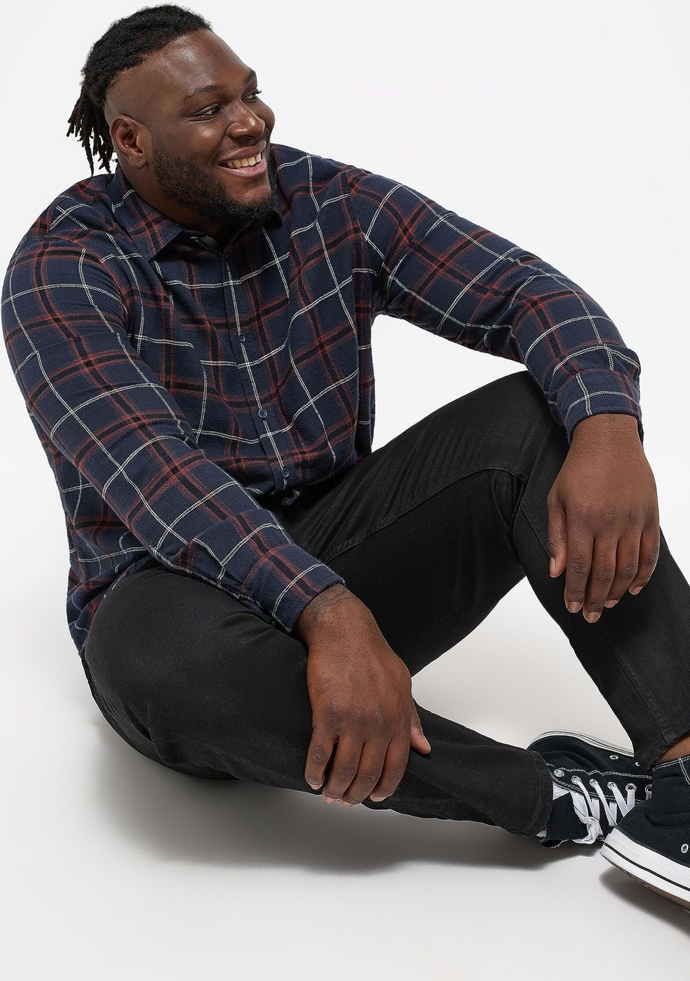 Рубашка Clemens Blue Flannel 1014496-12513