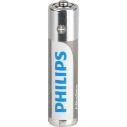 Батарейки Philips LR03A4B/51 ААА алкалиновые 1,5v 4 шт. LR03-4BL Entry (4/48/144/27648) | Батарейки Щелочные (Алкалиновые)