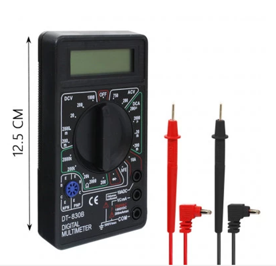 Мультиметр DT-830B черный