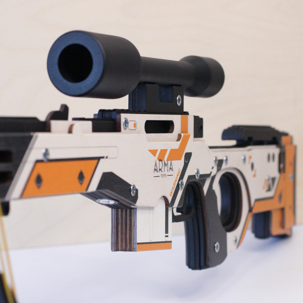 Резинкострел AWP (Arctic Warfare Police) снайперская винтовка (Asimov)